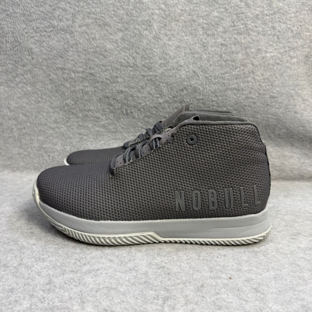 Nobull Shoes Womens Size 7 Grey Mid Crossfit Workout Athletic Running Sneakers